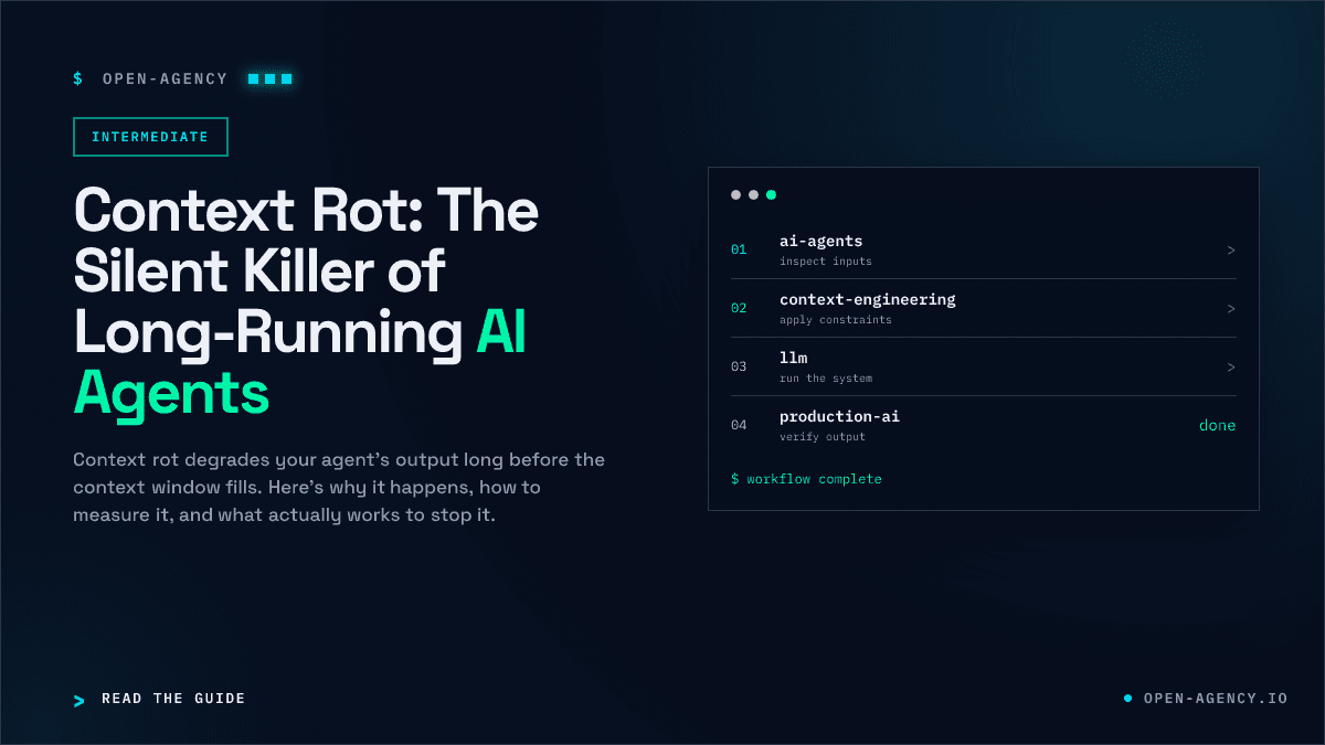 Context Rot: The Silent Killer of Long-Running AI Agents thumbnail